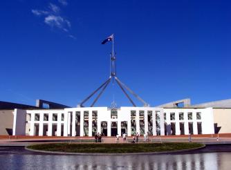 Australia's Parliament building in Canberra