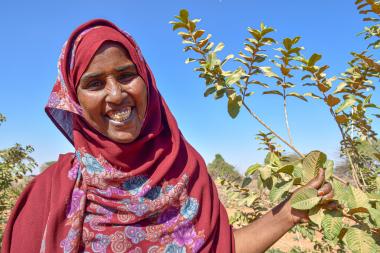 Saynab Dahir Mohamoud, chairperson for the Ceel-Hume women’s group in Ceel-Hume, Somaliland 